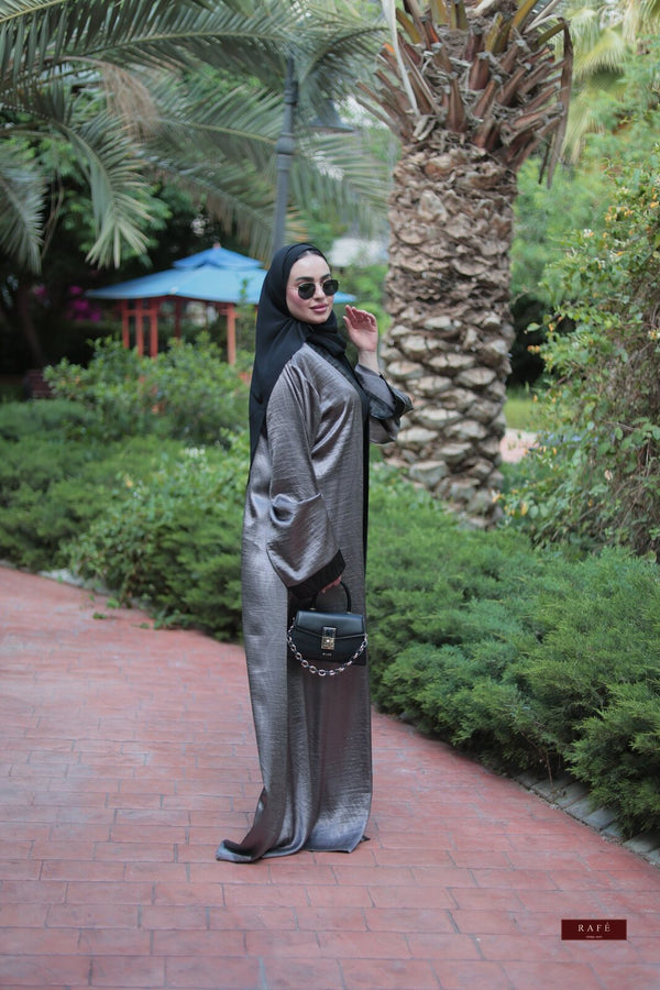 RAFÉ Zelda — bronze long jacket, full length
